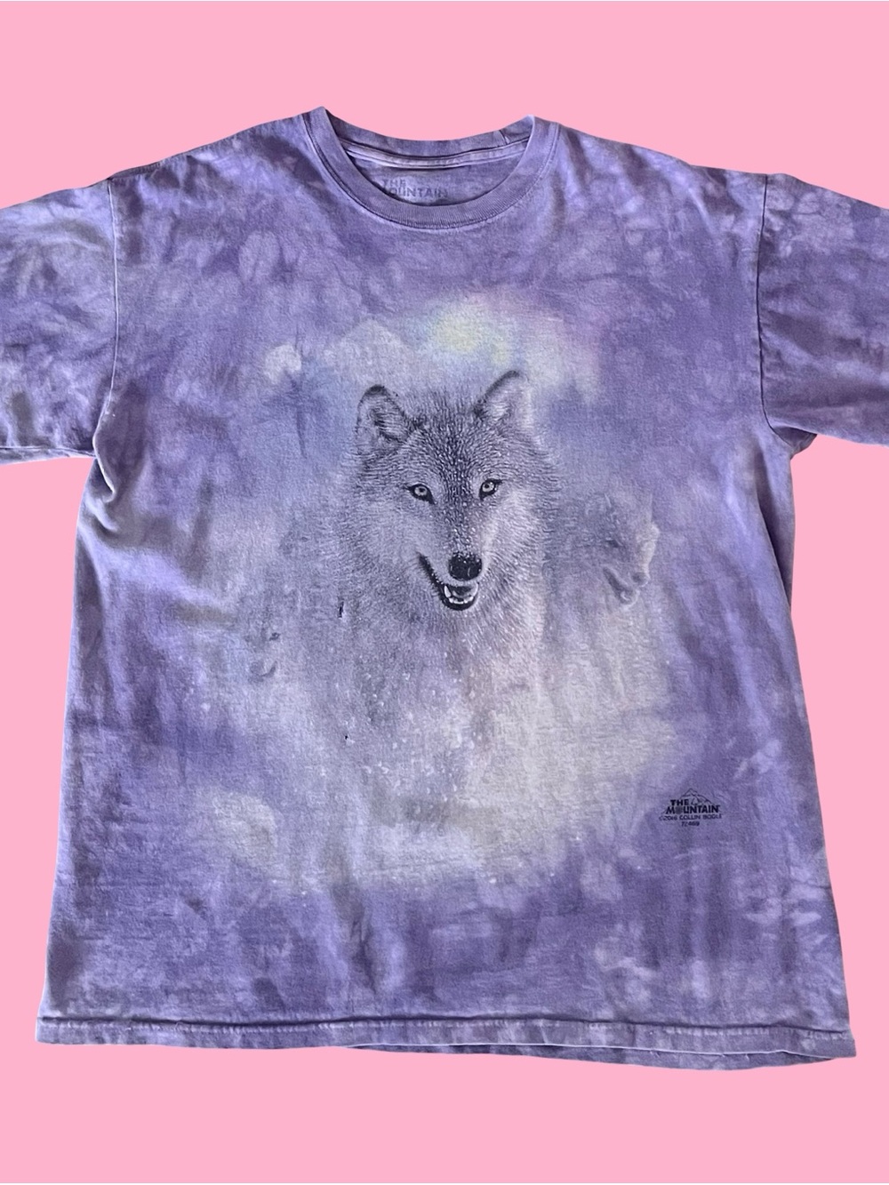 The Mountain Northern Lights Wolf T-Shirt